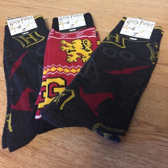 Bioworld Other - Harry Potter Trio of Socks